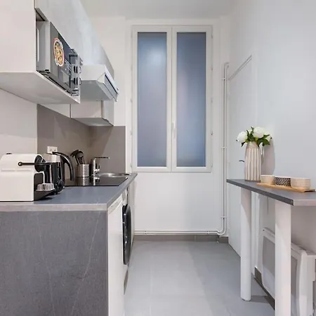 Apartamento Batignolles Lemercier Cosy 4p-1br Paris